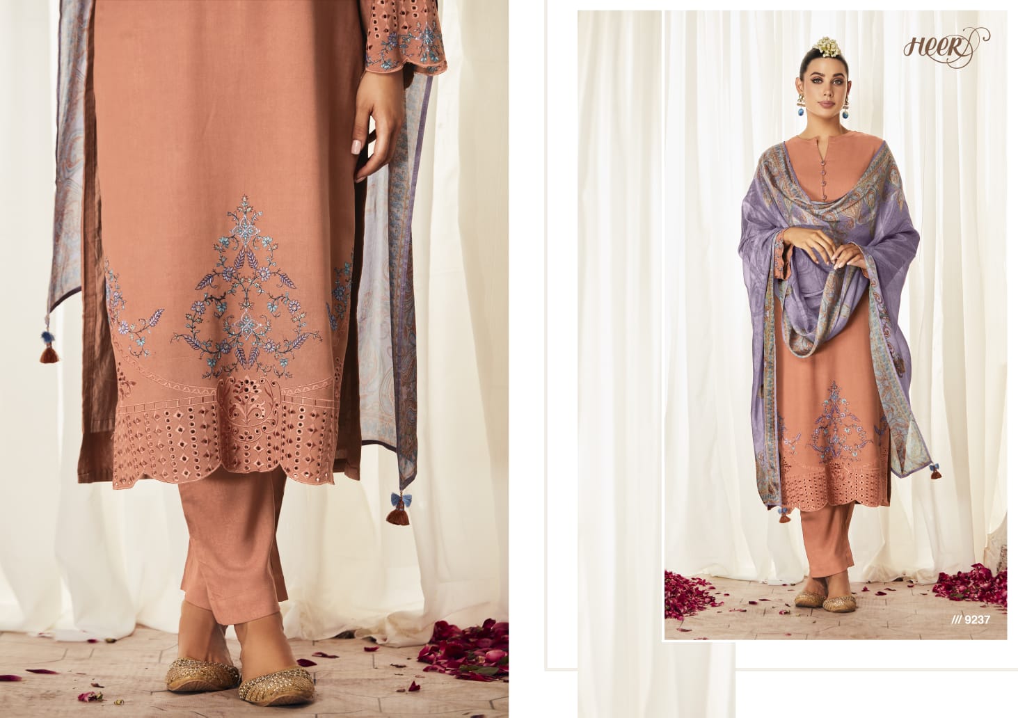 Hazoor By Kimora Modal Silk Designer Salwar Suits Catalog